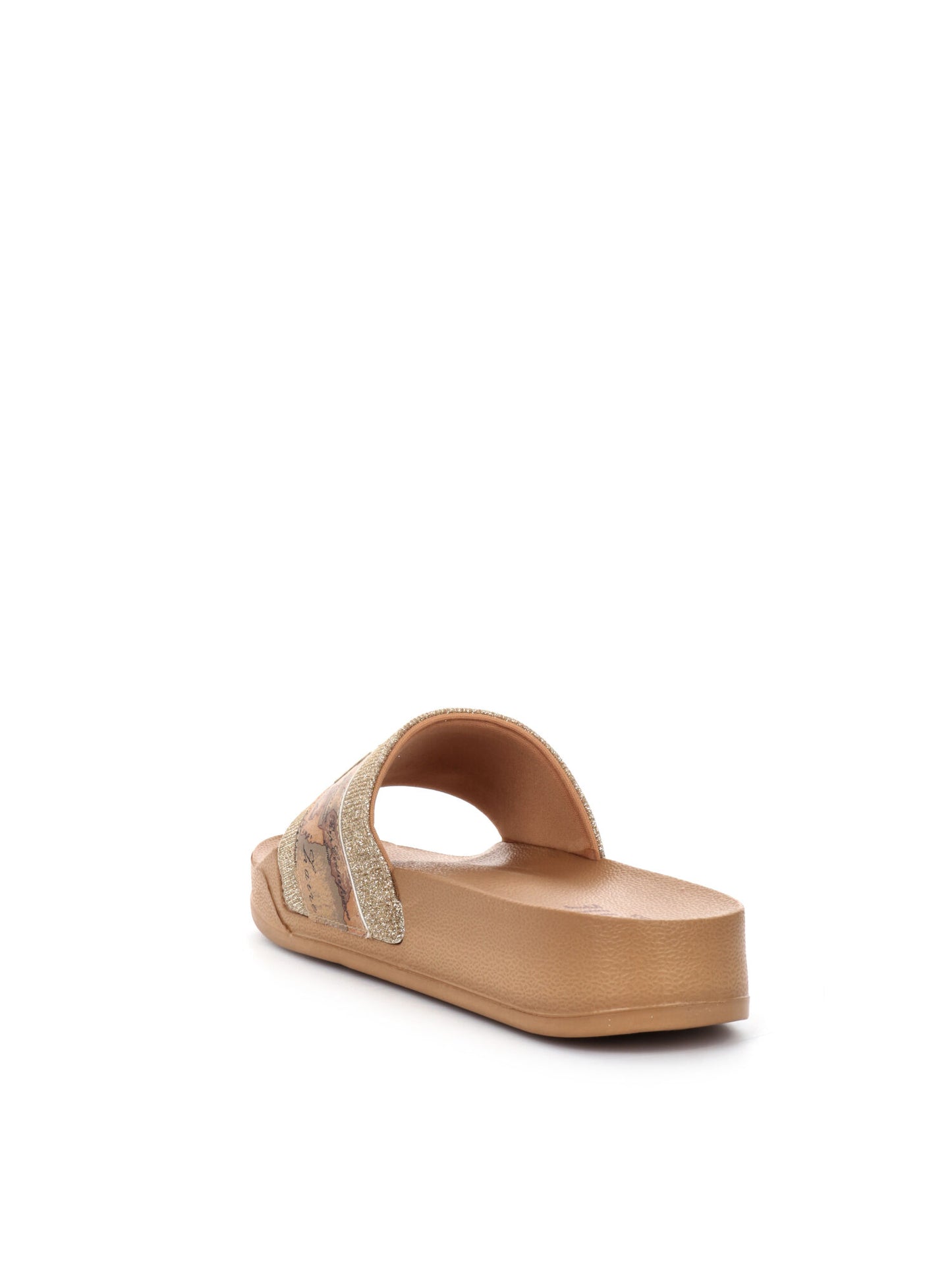 CIABATTA CON PLATFORM ALVIERO MARTINI 1^ CLASSE DONNA PLATINO