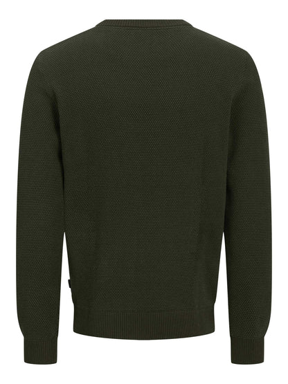 PULLOVER GLOBE JACK&JONES DA UOMO VERDE
