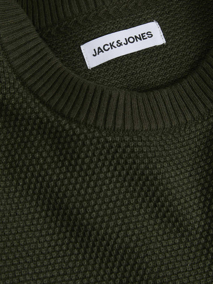 PULLOVER GLOBE JACK&JONES DA UOMO VERDE
