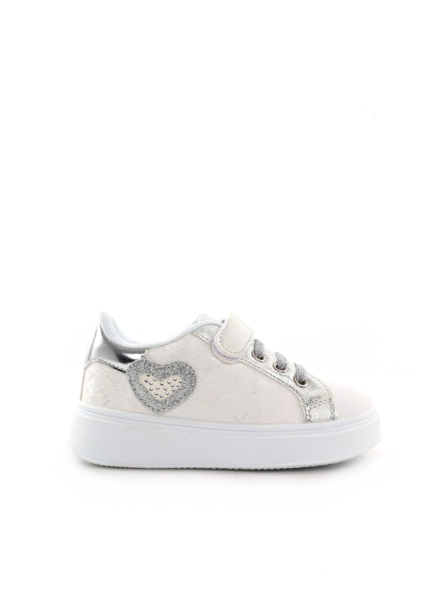 Love Details sneaker slip on bianca per bambino unisex
