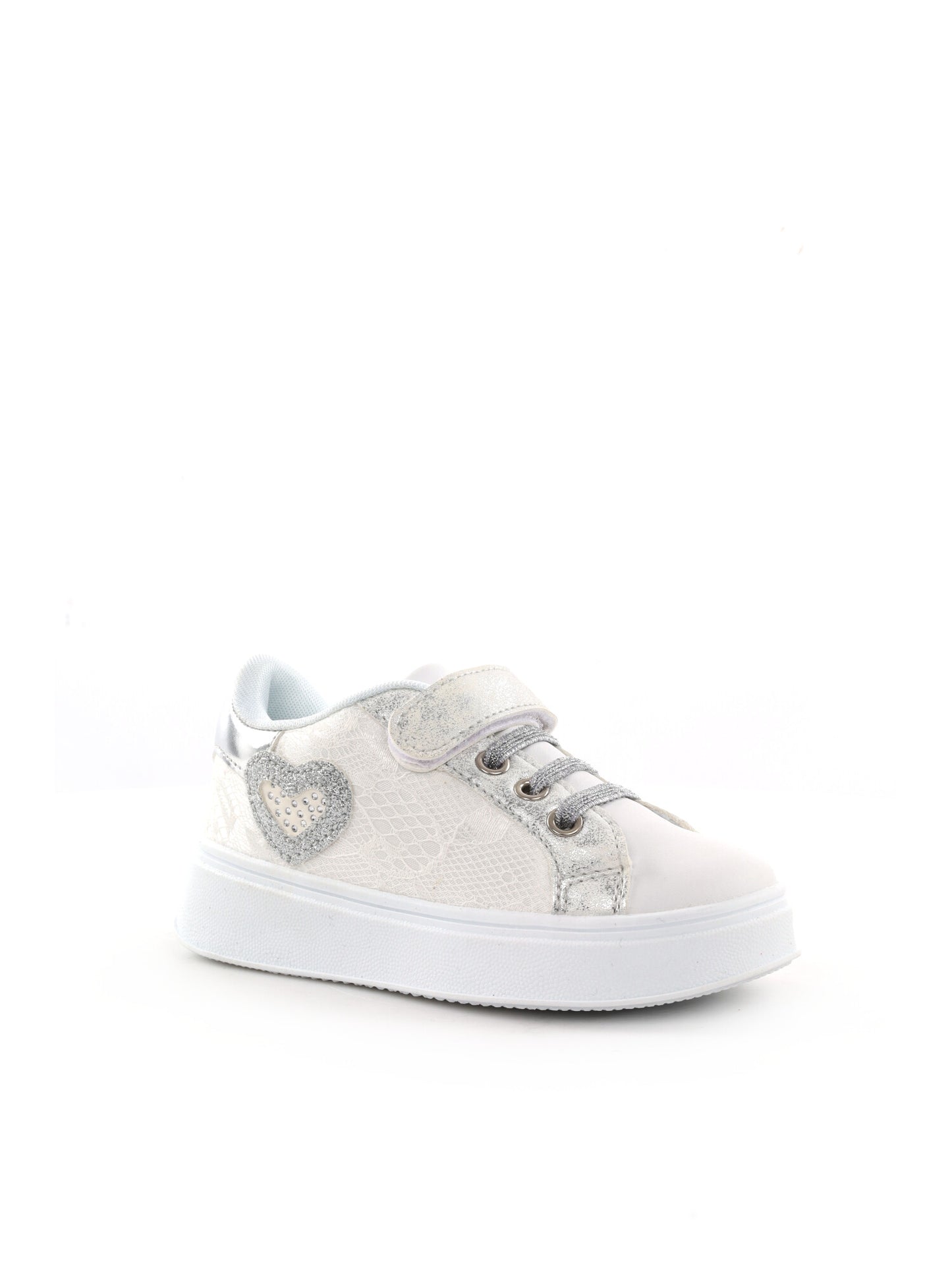 Love Details sneaker slip on bianca per bambino unisex