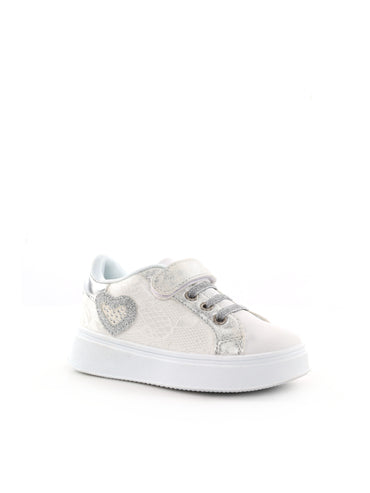 Love Details sneaker slip on bianca per bambino unisex