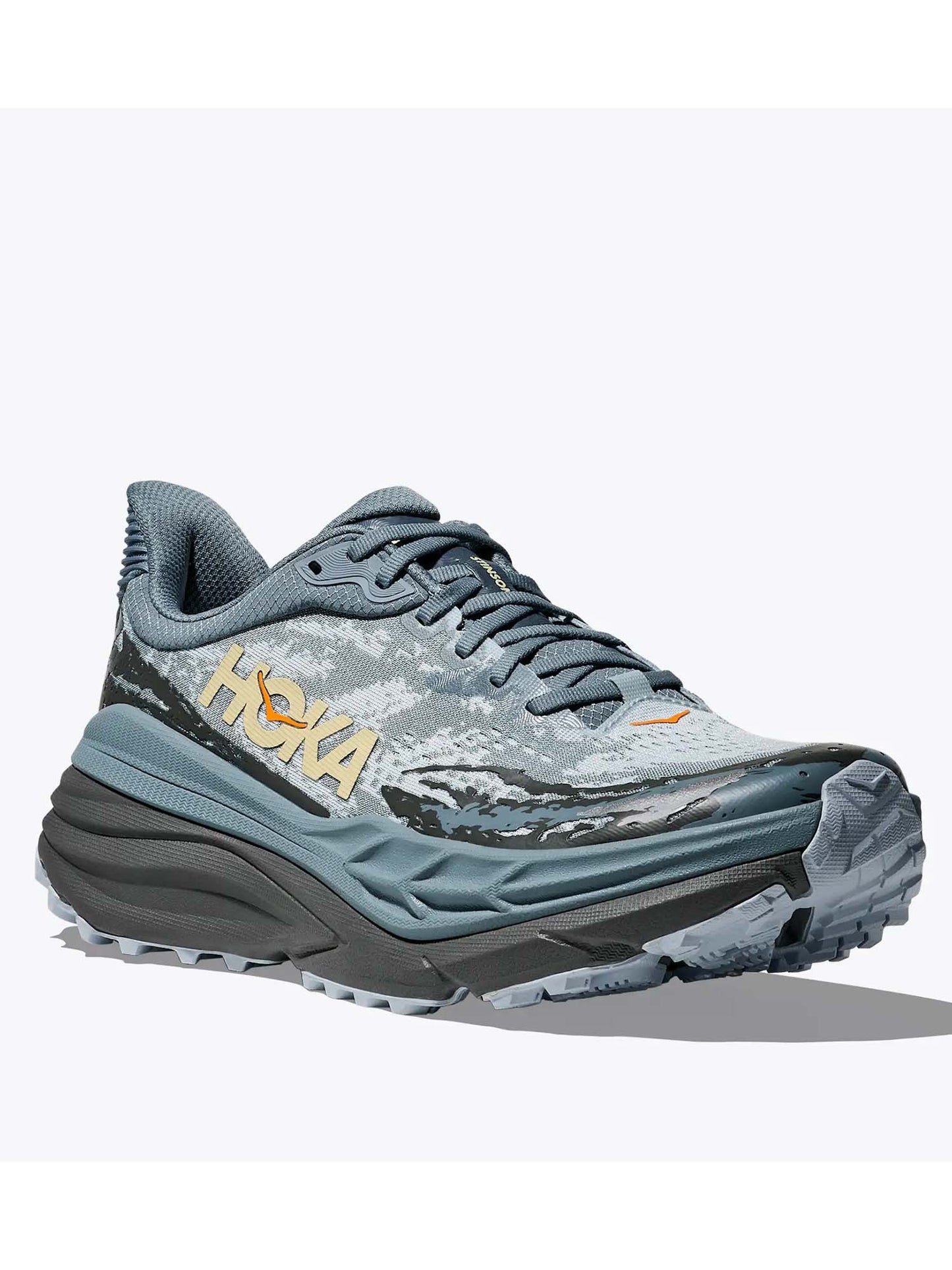 Hoka Stinson 7, scarpe trekking uomo blu con massimo ammortizzamento