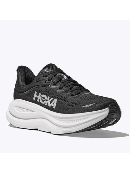 Hoka Bondi 9, scarpa running uomo nera con massimo ammortizzamento