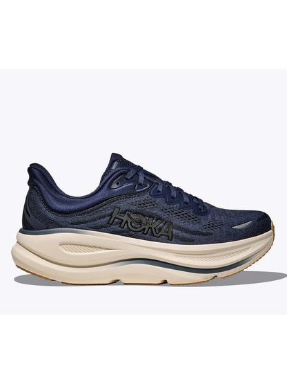 Hoka Bondi 9, scarpa running uomo blu ultra ammortizzata
