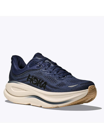 Hoka Bondi 9, scarpa running uomo blu ultra ammortizzata