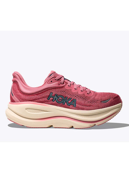 Hoka Bondi 9, scarpe running donna rosse per massima ammortizzazione