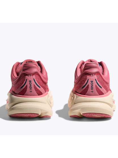 Hoka Bondi 9, scarpe running donna rosse per massima ammortizzazione