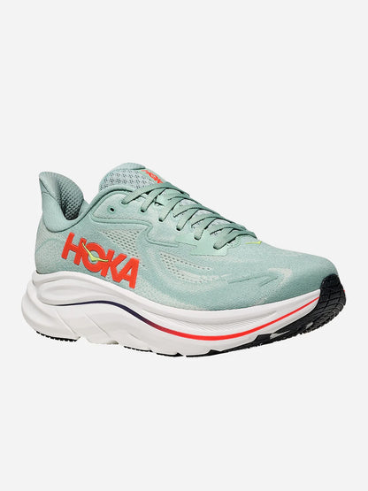 Hoka Clifton 10, scarpe running da uomo verde