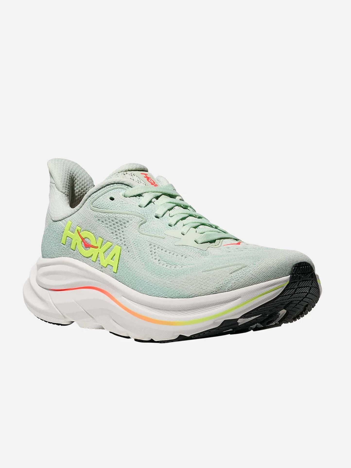 SCARPA RUNNING VERDE ACQUA HOKA CLIFTON 10 DA DONNA