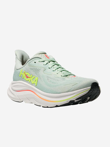 SCARPA RUNNING VERDE ACQUA HOKA CLIFTON 10 DA DONNA