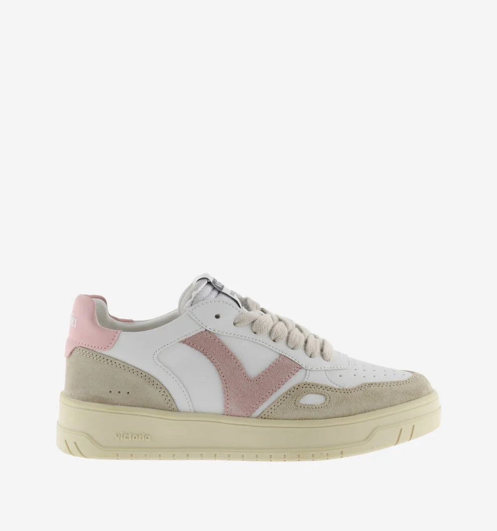 SNEAKERS BEIGE VICTORIA SEUL CON GLITTER DA DONNA