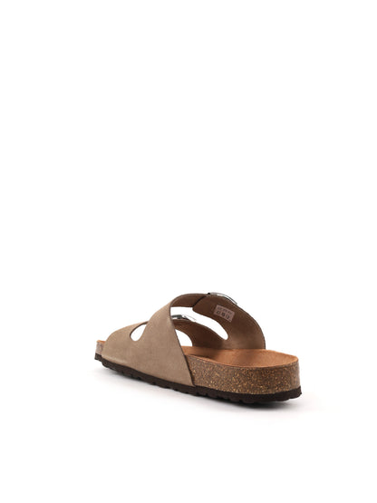 Sandali Bio Green da uomo color fango comodi e resistenti