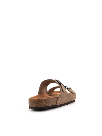 Sandali Bio Green da uomo color fango comodi e resistenti