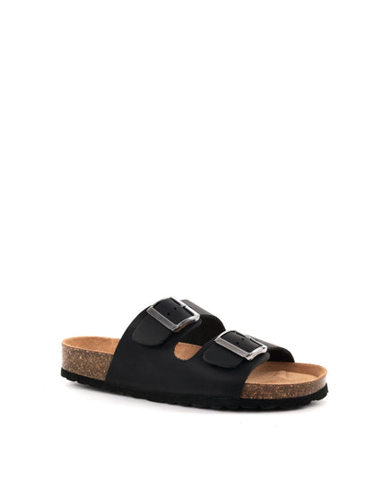 Sandali Bio Green neri da donna, stile e comfort per la primavera-estate