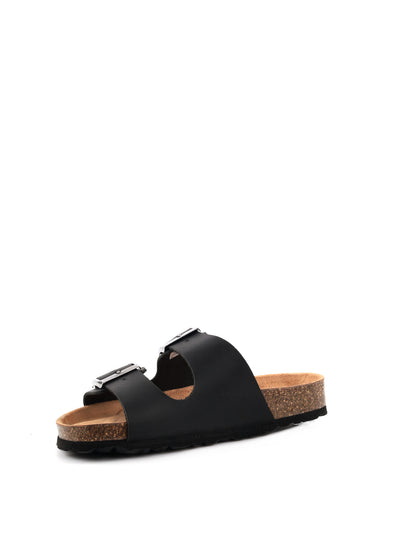 Sandali Bio Green neri da donna, stile e comfort per la primavera-estate