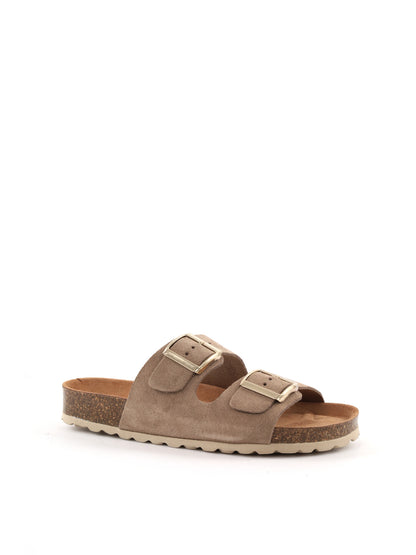 Sandali Bio Green da donna in fango, stile elegante e confortevole