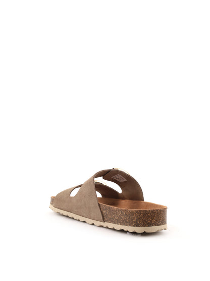 Sandali Bio Green da donna in fango, stile elegante e confortevole