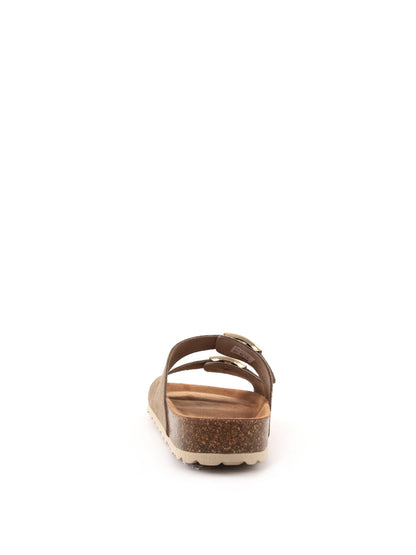 Sandali Bio Green da donna in fango, stile elegante e confortevole