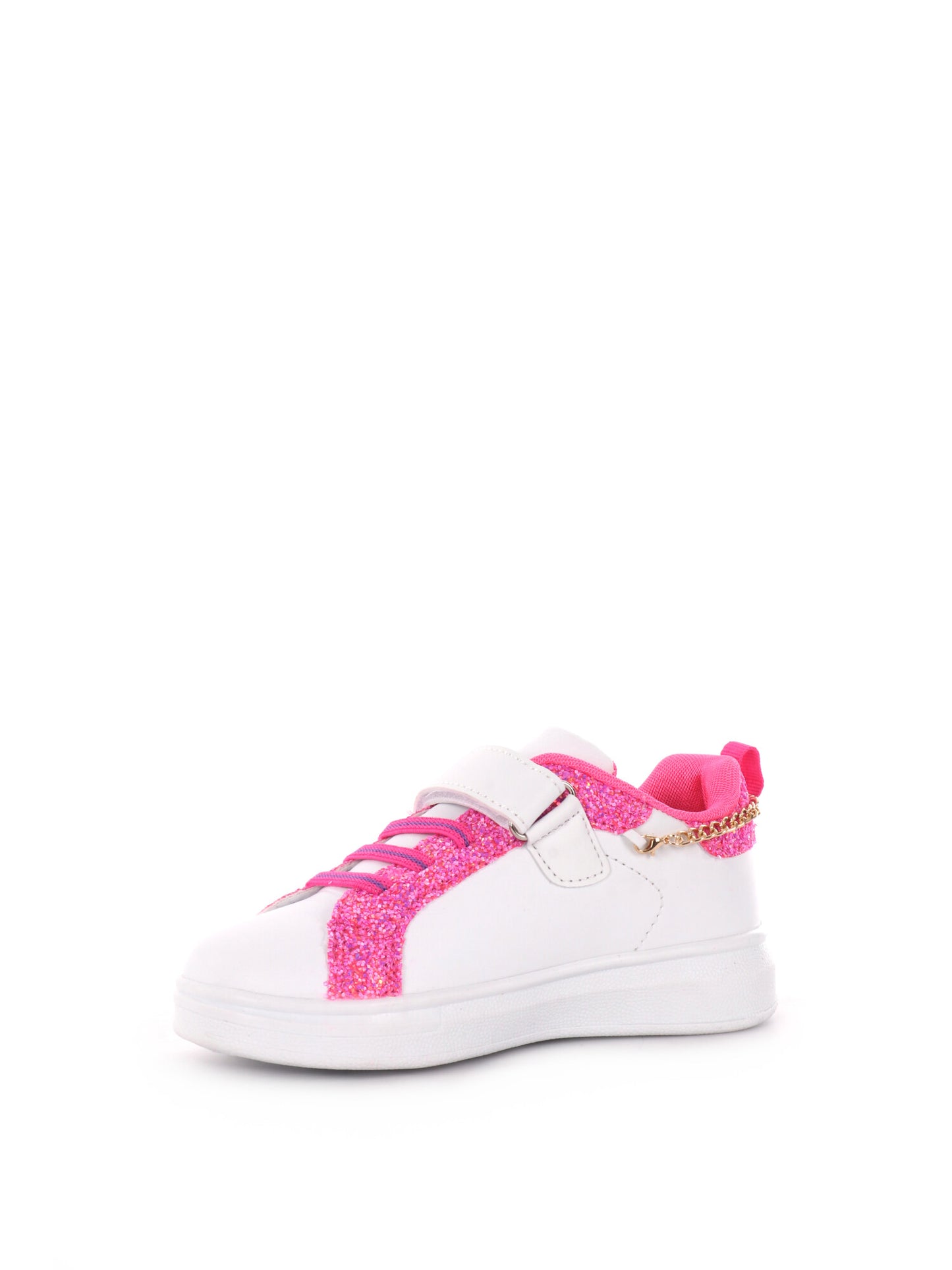 LOVE DETAILS SNEAKER - BIANCO FUXIA