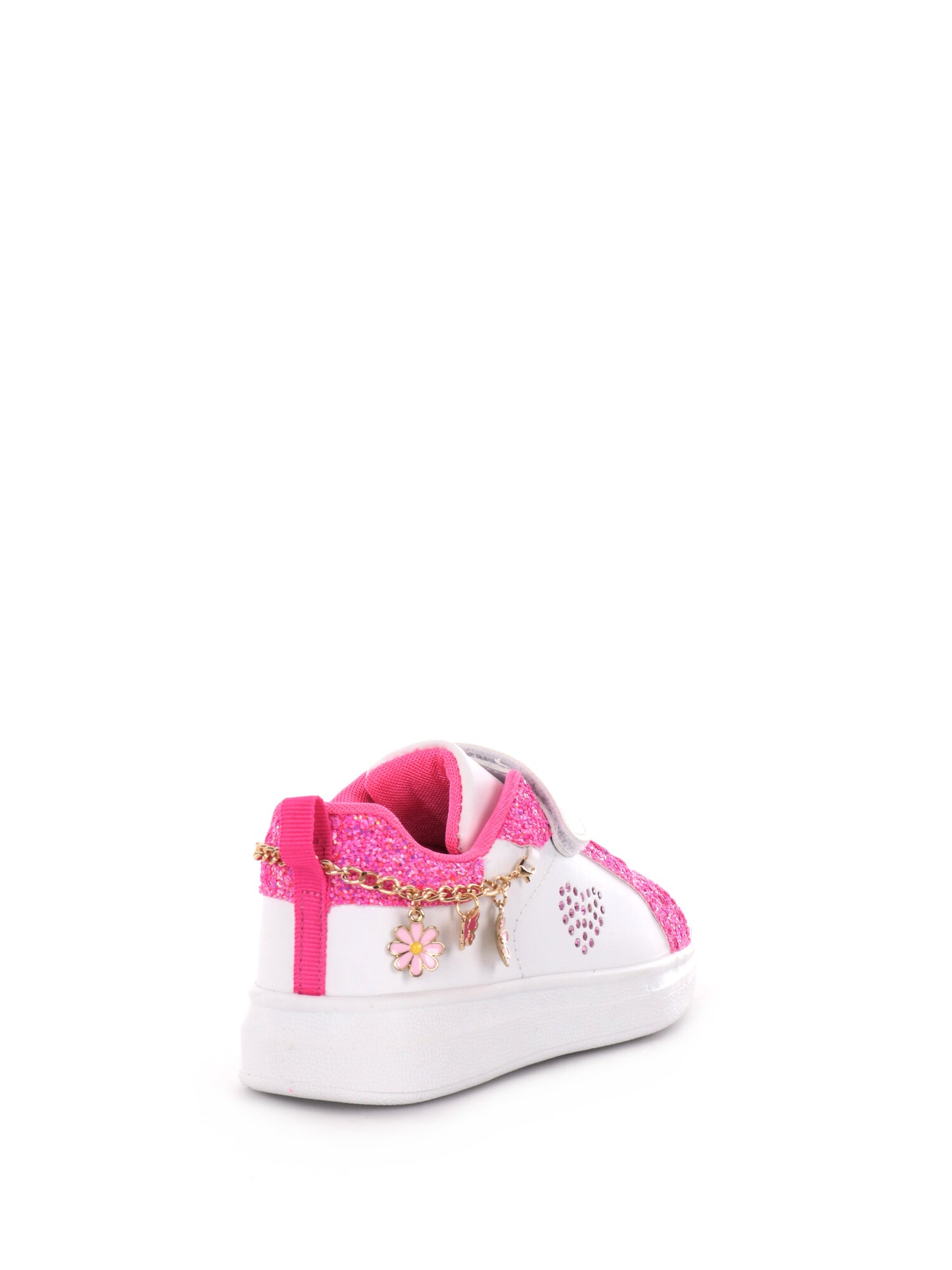 LOVE DETAILS SNEAKER - BIANCO FUXIA