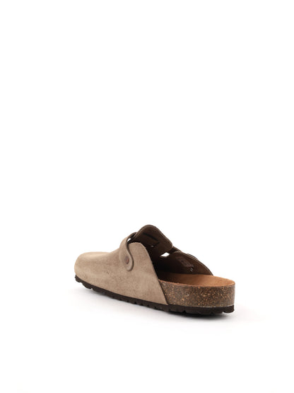 Bio Green sandali sabot uomo color fango per la primavera estate