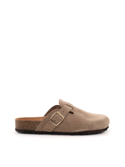 Bio green sabot sandalo bio da donna taupe