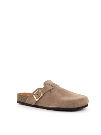 Bio green sabot sandalo bio da donna taupe
