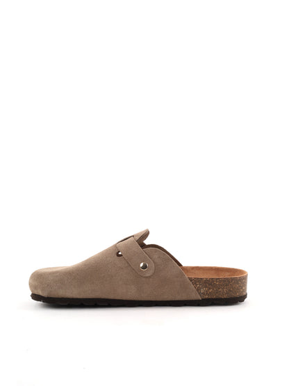 Bio green sabot sandalo bio da donna taupe