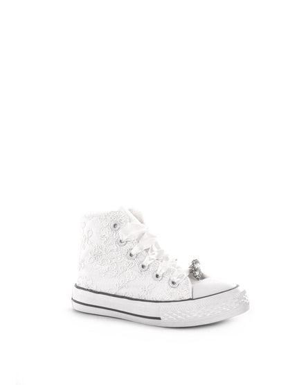 LOVE DETAILS SNEAKER - BIANCO