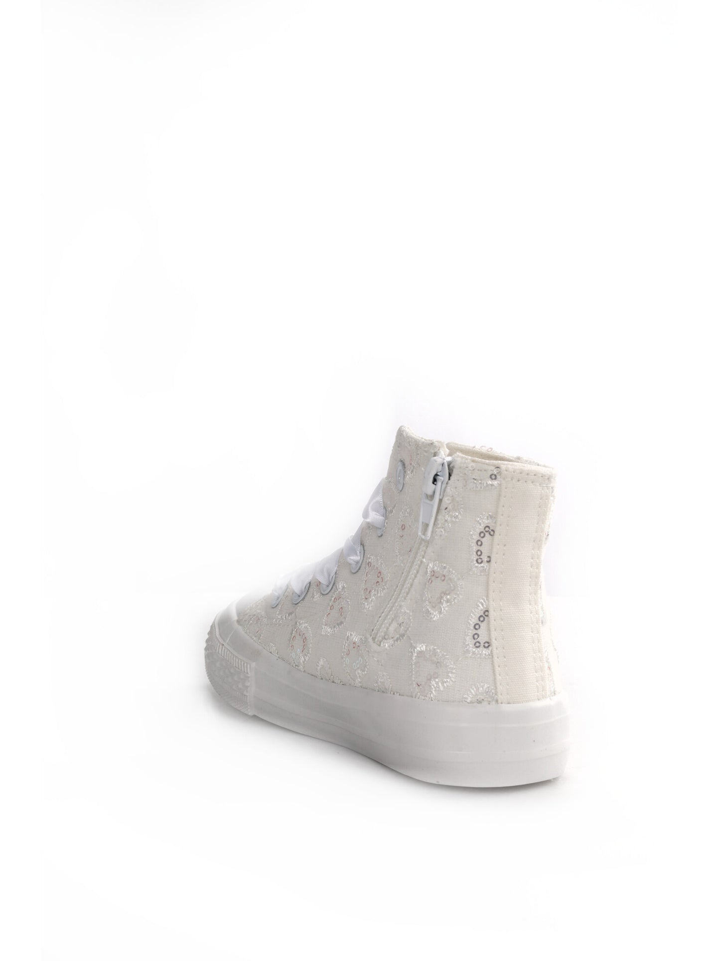 Sneakers Love Details bianche unisex bambino