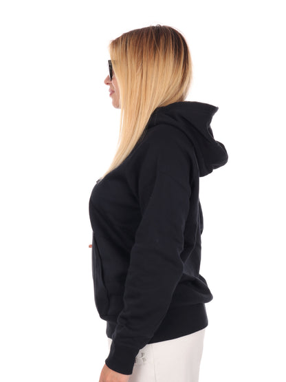 FELPA RIVAL CON CAPPUCCIO UNDER ARMOUR DA DONNA NERO