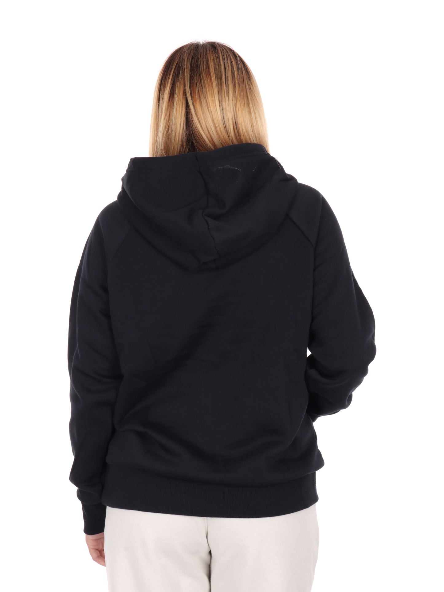 FELPA RIVAL CON CAPPUCCIO UNDER ARMOUR DA DONNA NERO