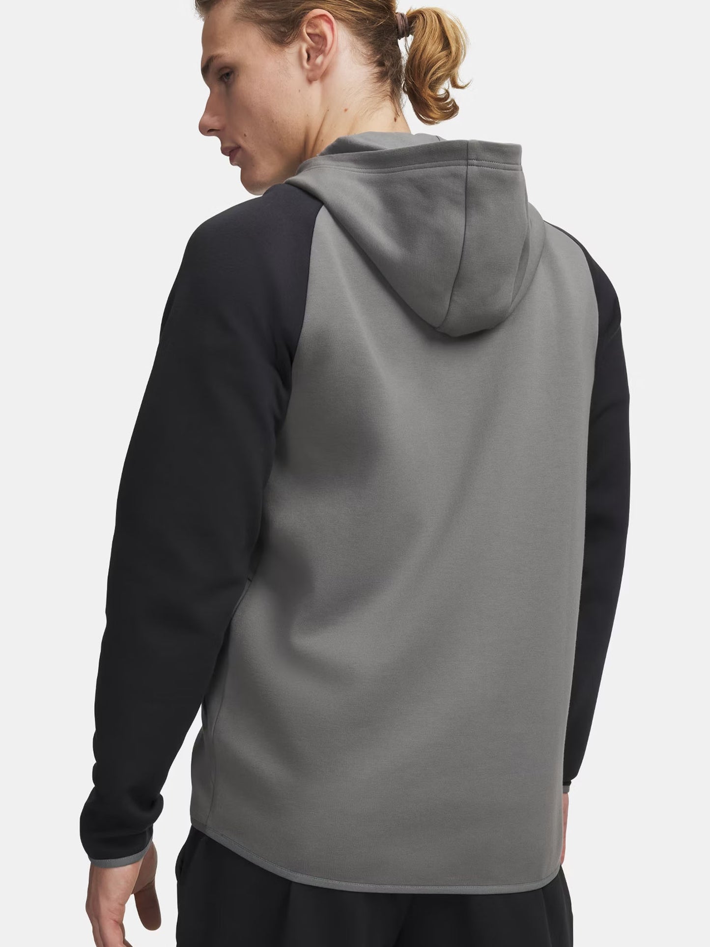 Felpa con cappuccio Unstoppable Fleece uomo grigia