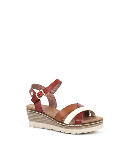 SANDALO CON ZEPPA XTI DONNA CAMEL