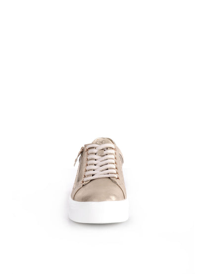 SNEAKERS CON ZIP XTI DONNA ORO