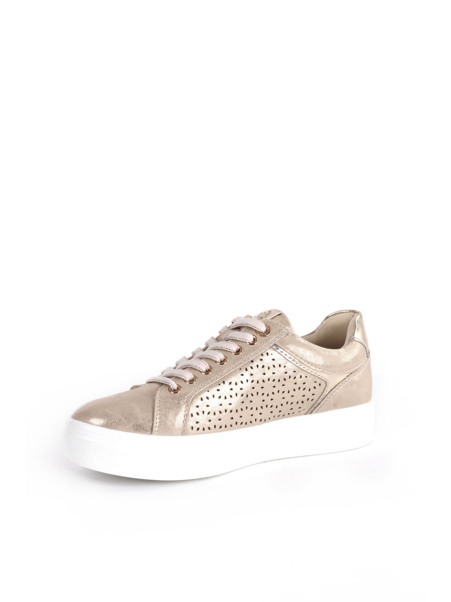SNEAKERS CON ZIP XTI DONNA ORO
