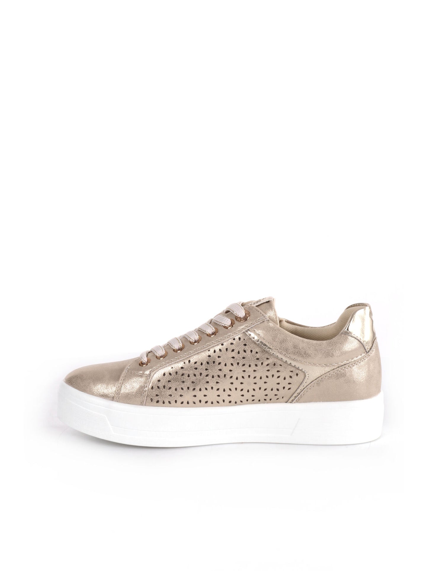 SNEAKERS CON ZIP XTI DONNA ORO