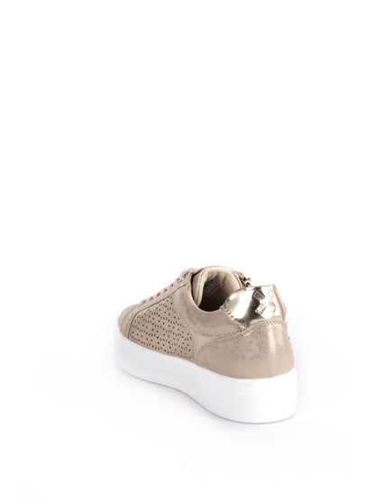 SNEAKERS CON ZIP XTI DONNA ORO
