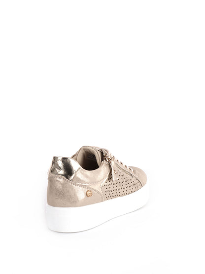 SNEAKERS CON ZIP XTI DONNA ORO