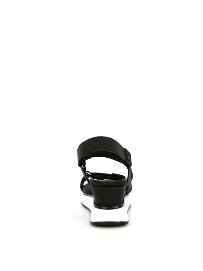 SANDALO CON ZEPPA XTI DONNA NERO