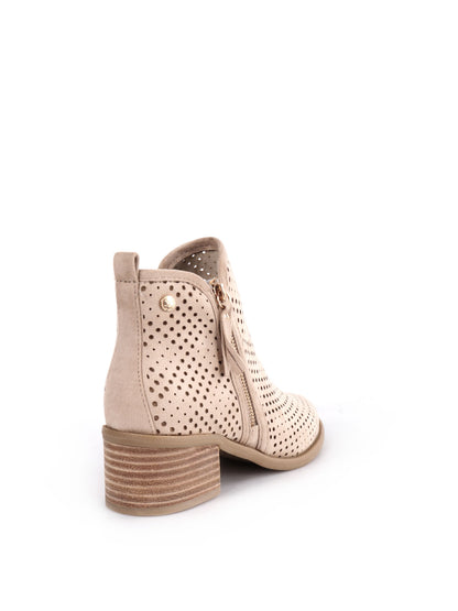 STIVALETTO CON DOPPIA ZIP XTI DONNA BEIGE