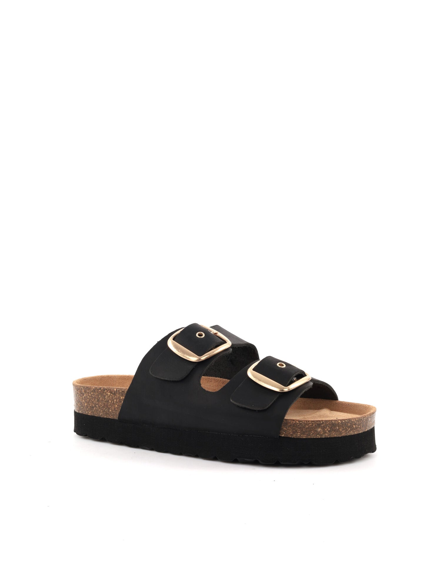 Sandali donna Bio Green neri, eleganza e comfort estivo