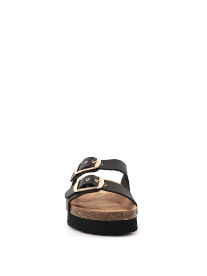 Sandali donna Bio Green neri, eleganza e comfort estivo