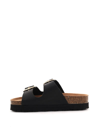 Sandali donna Bio Green neri, eleganza e comfort estivo