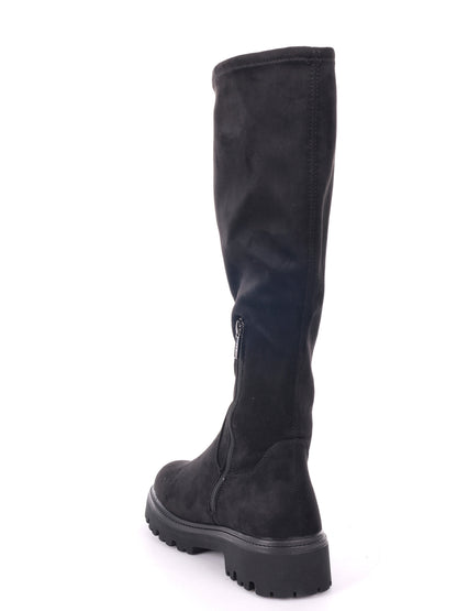 STIVALE ALTO SCAMOSCIATO XTI DA DONNA NERO
