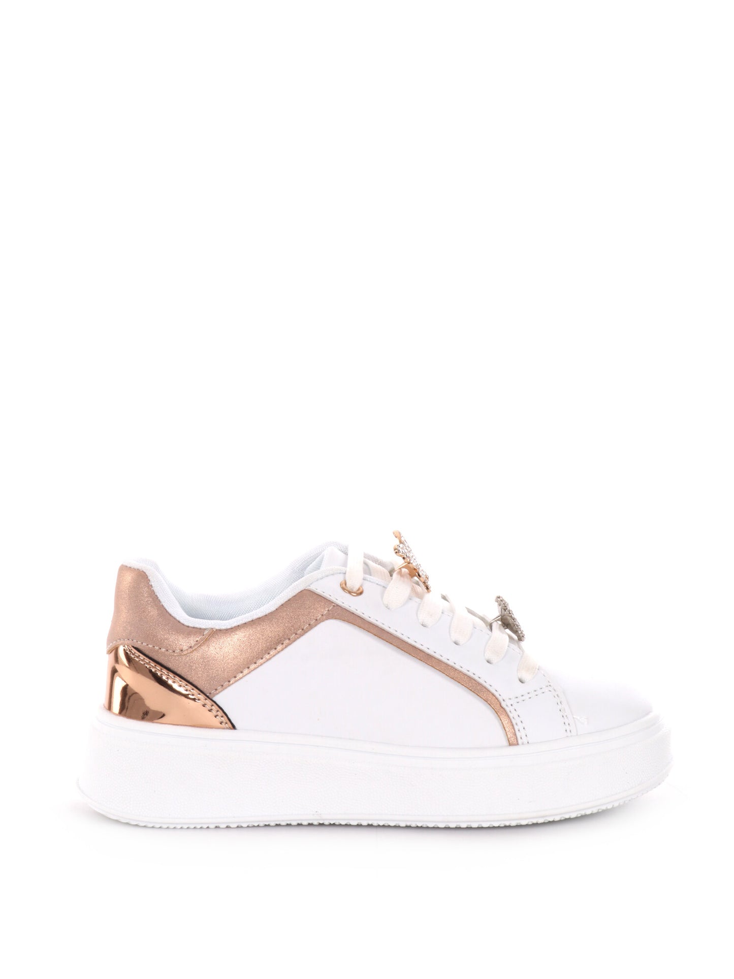 LOVE DETAILS SNEAKER - BIANCO ORO