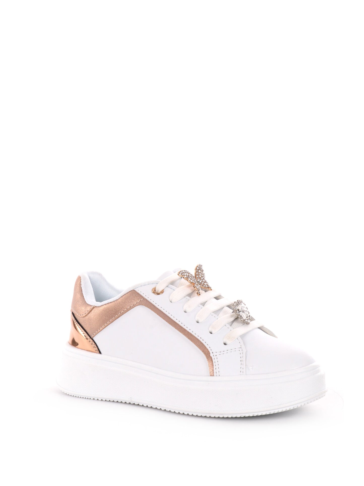LOVE DETAILS SNEAKER - BIANCO ORO