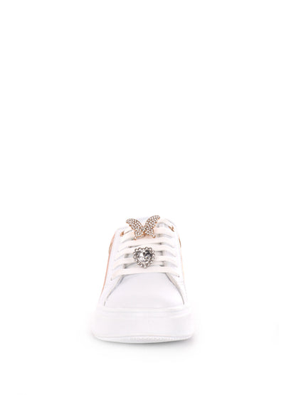 LOVE DETAILS SNEAKER - BIANCO ORO