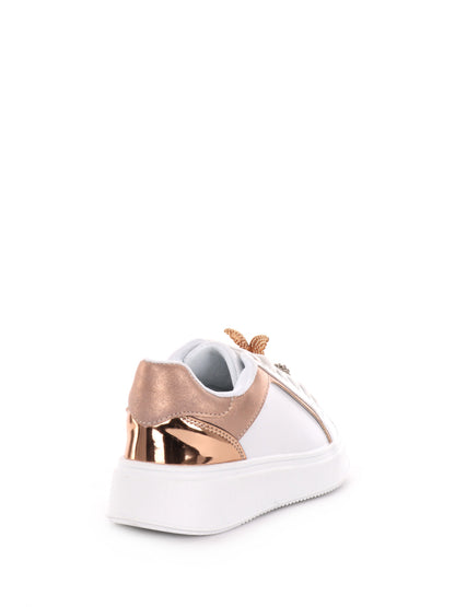 LOVE DETAILS SNEAKER - BIANCO ORO